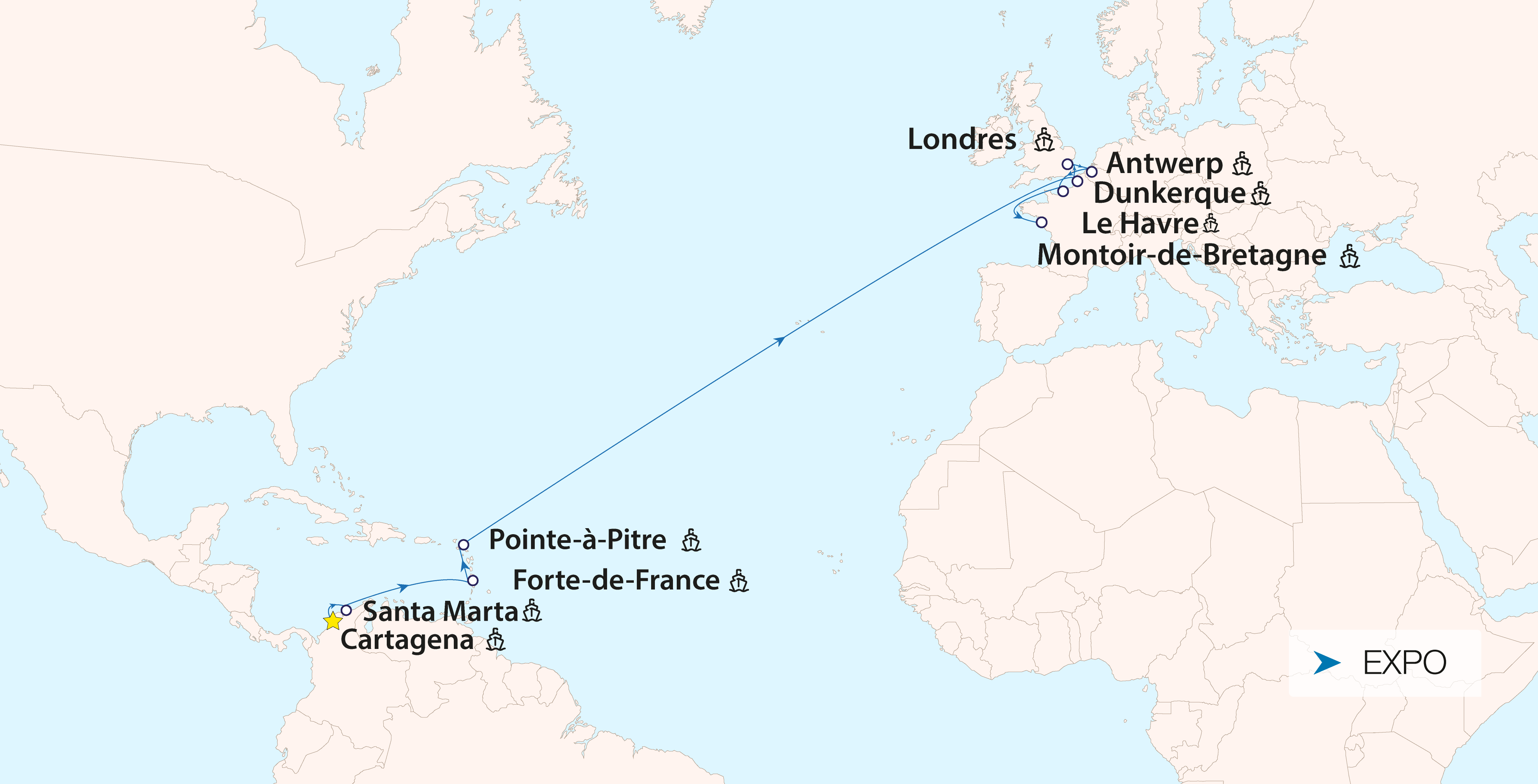 North Europe French West Indies (PCRF) - Expo