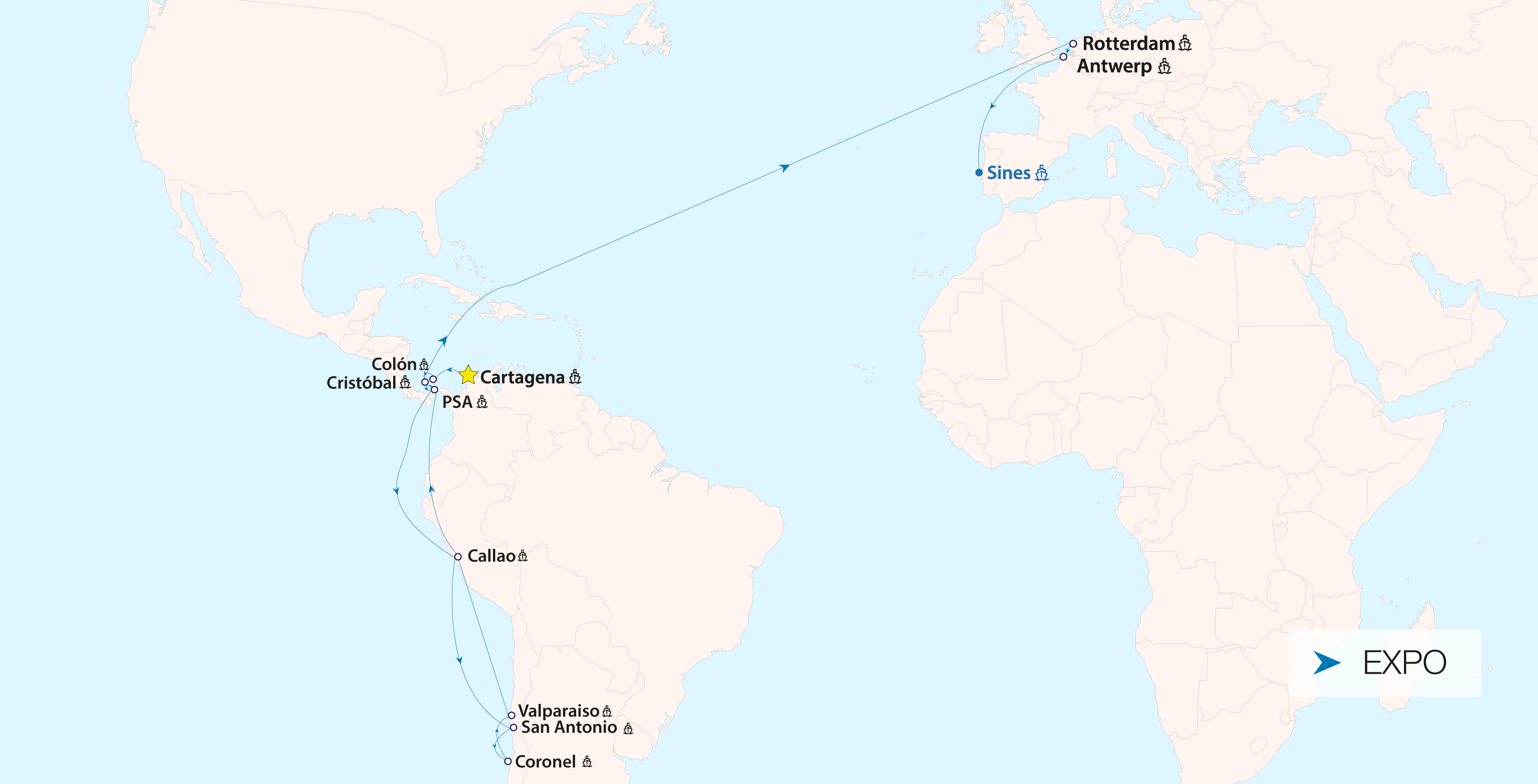 South America West Coast - Expo