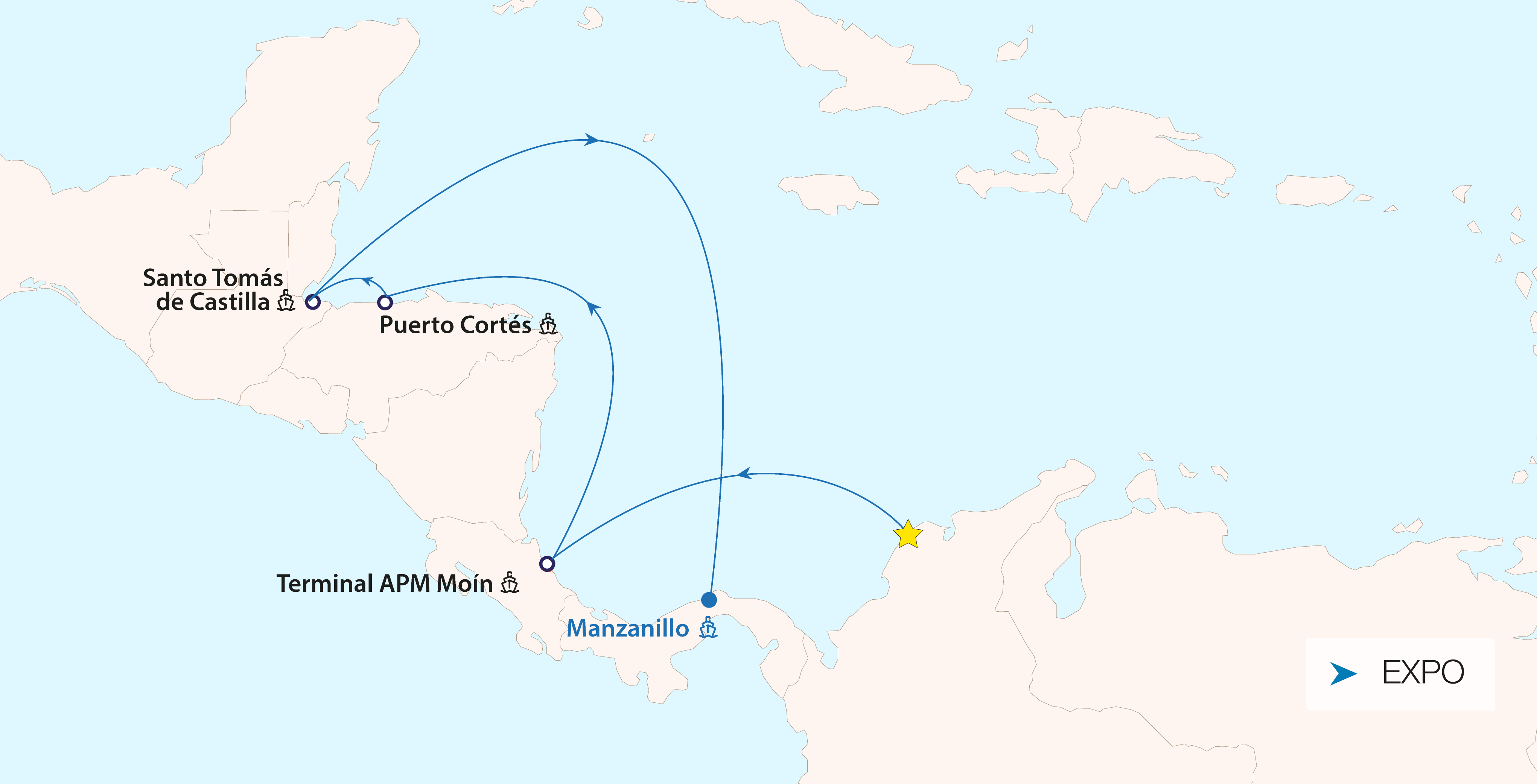 X Press / Panama/Central America X Press Feeder - Expo